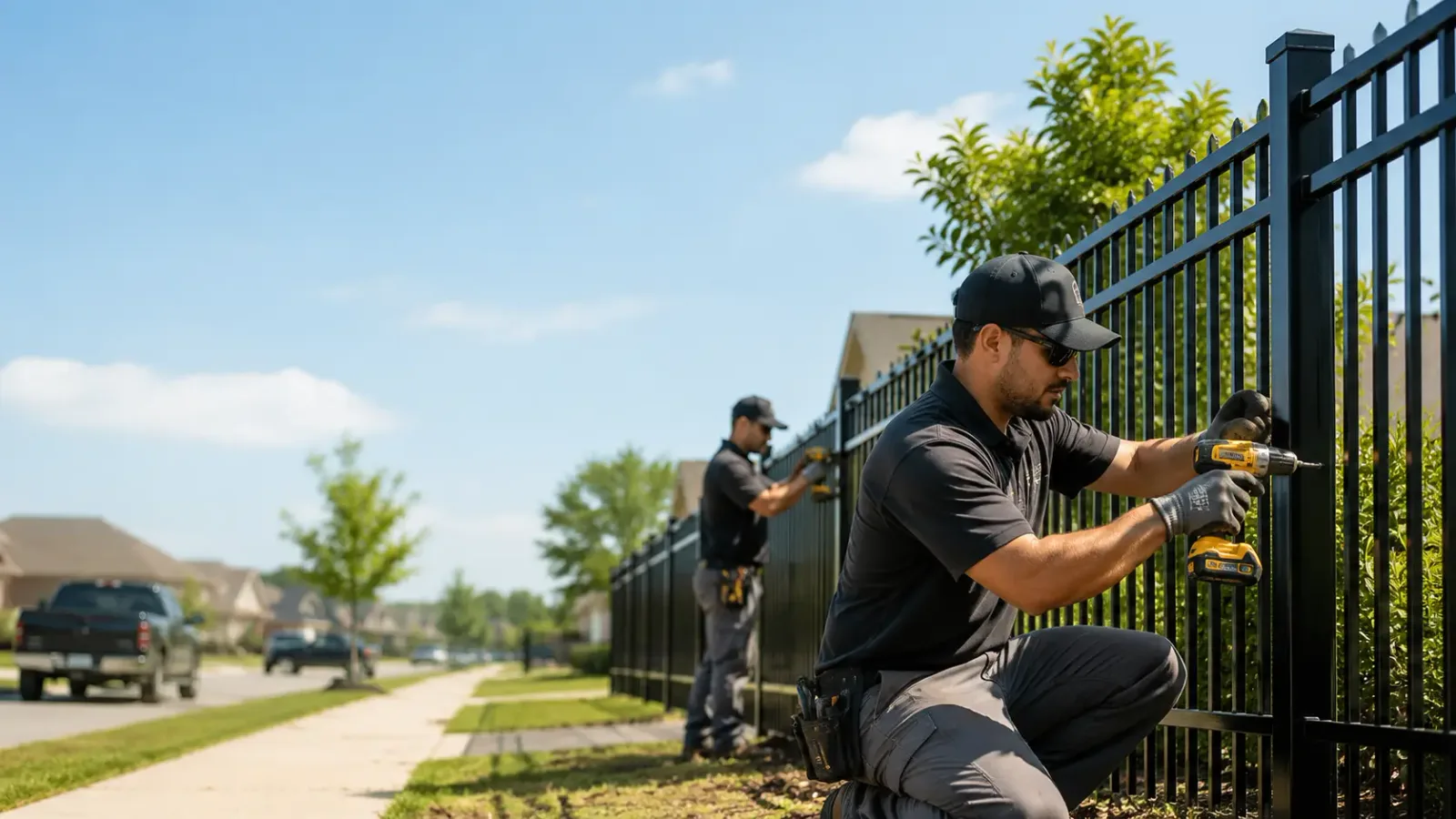 Metal Fence Installation in Monroe, WI